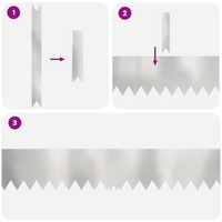 bordature per prato  50 pezzi 100x0,5x20 cm in acciaio inox