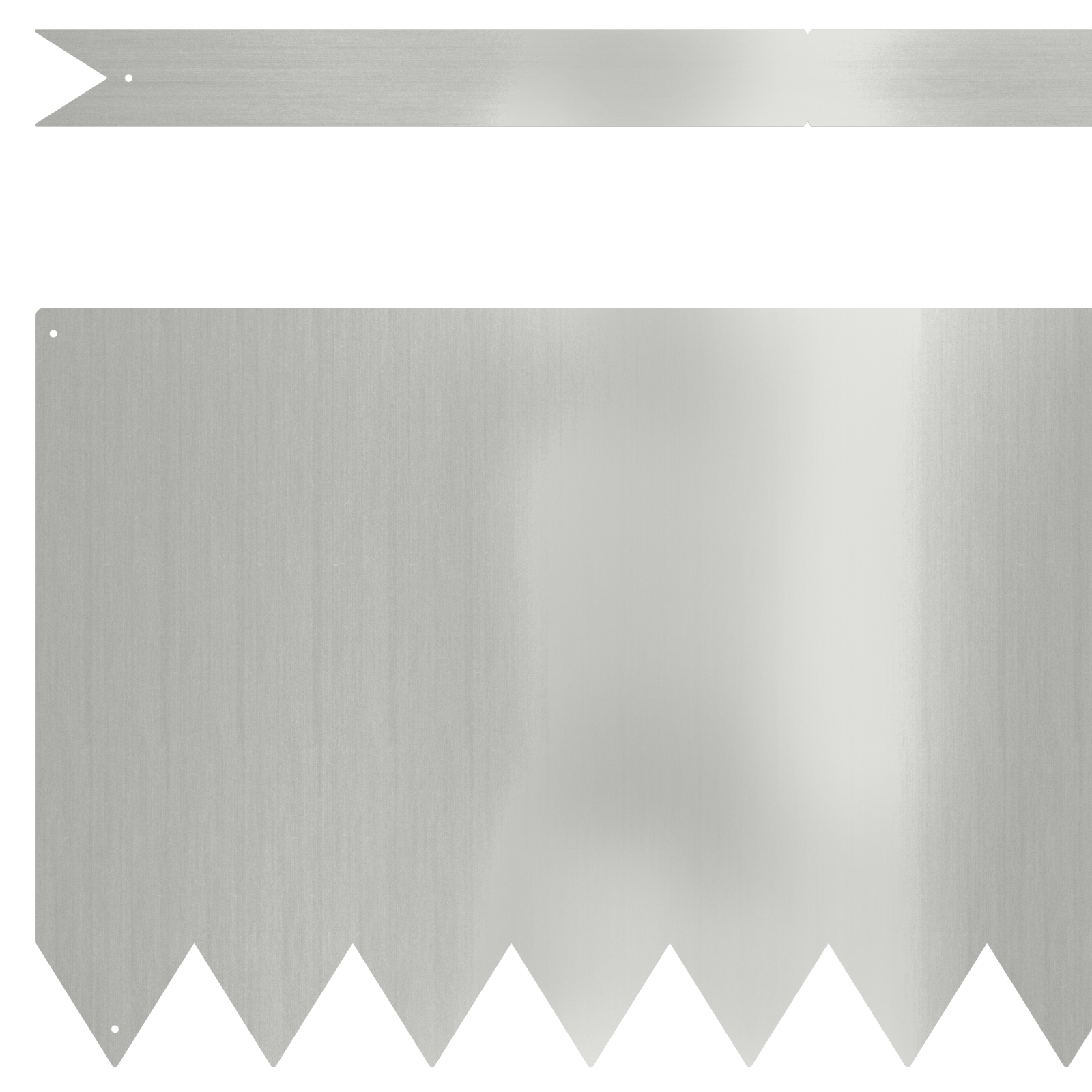 Bordure per prato 30 pz 100x0,5x30 cm Acciaio galvanizzato