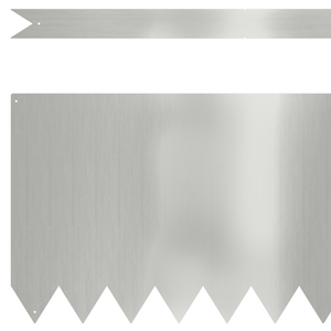 Bordure per prato 30 pz 100x0,5x30 cm Acciaio galvanizzato