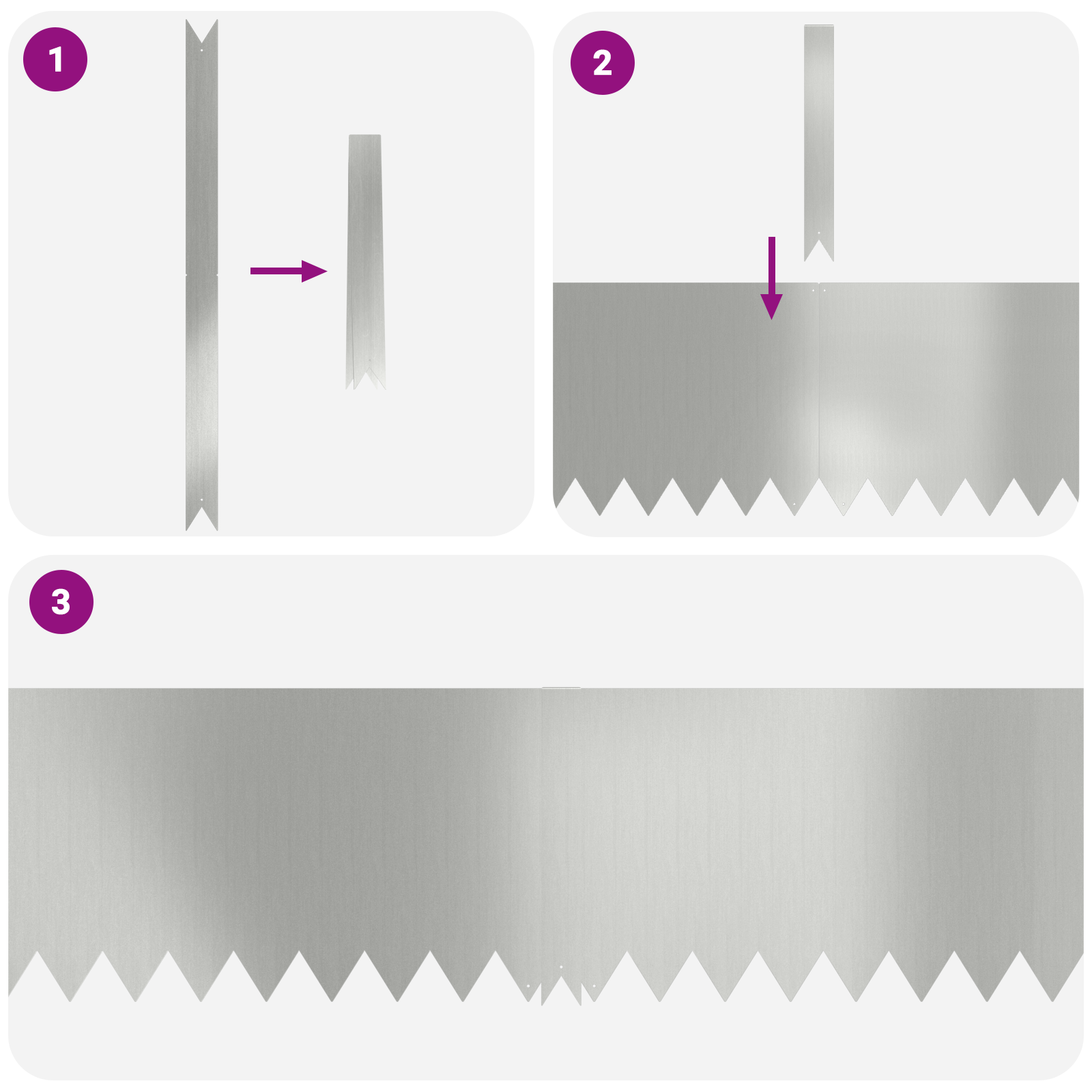 bordature per prato  50 pezzi 100x0,5x30 cm Acciaio zincato