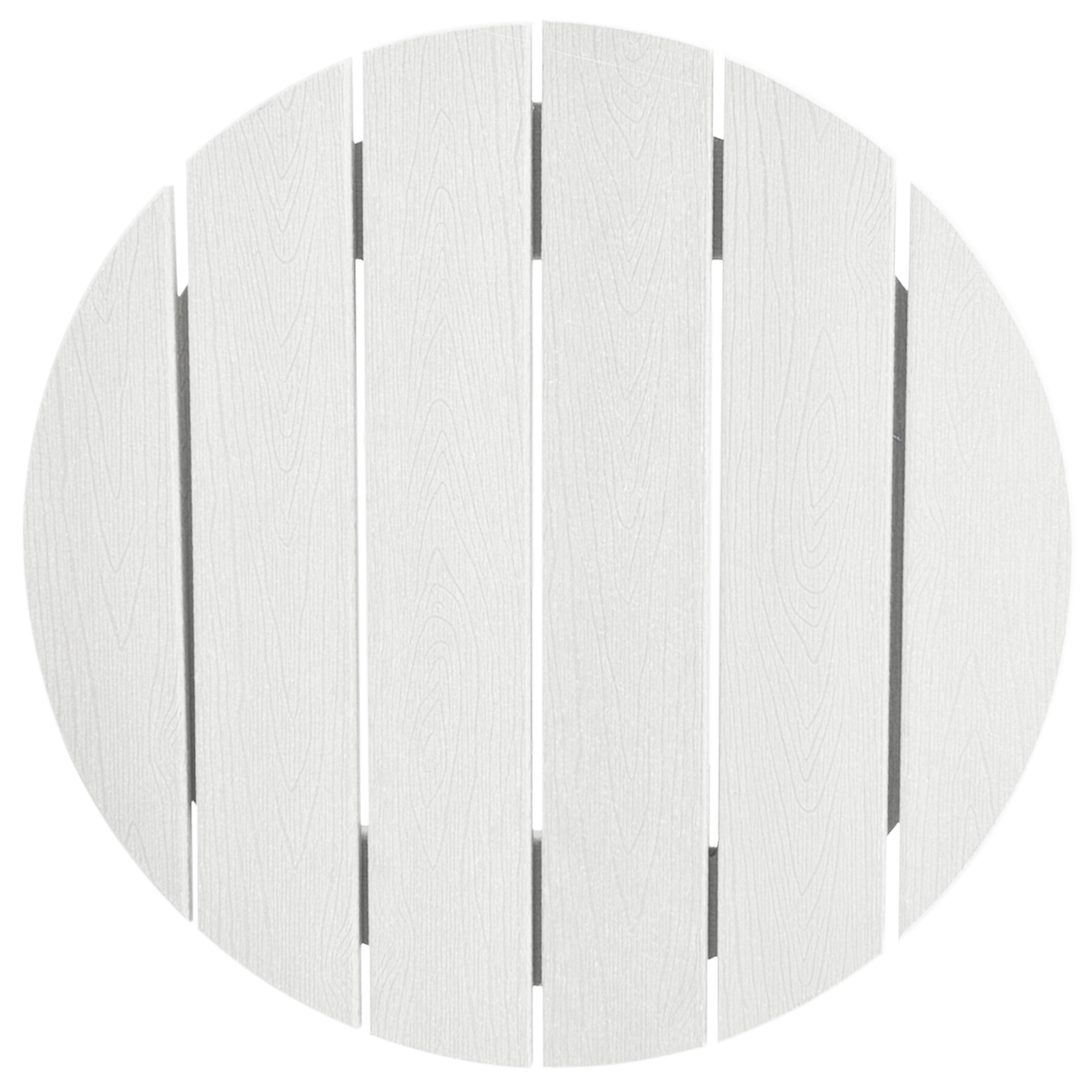 Set Bar da Giardino  3 Pezzi Bianco HDPE