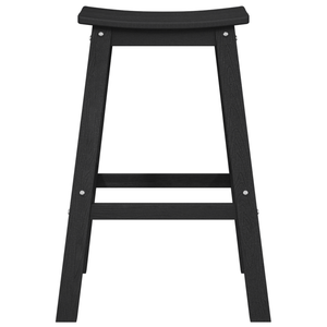 Sgabelli da Bar  9 pz Nero HDPE