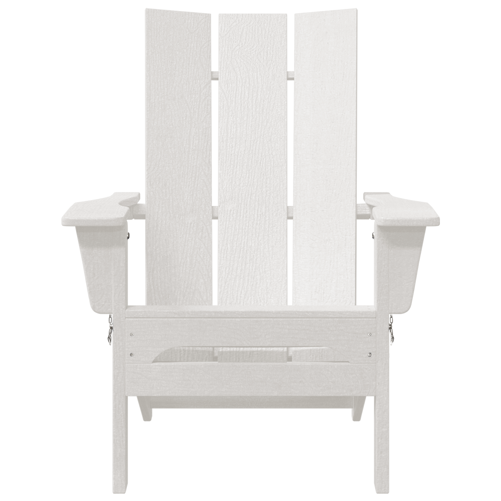 Sedie Adirondack Pieghevoli  2 pcs Bianca 74.5x80.5x90 cm HDPE