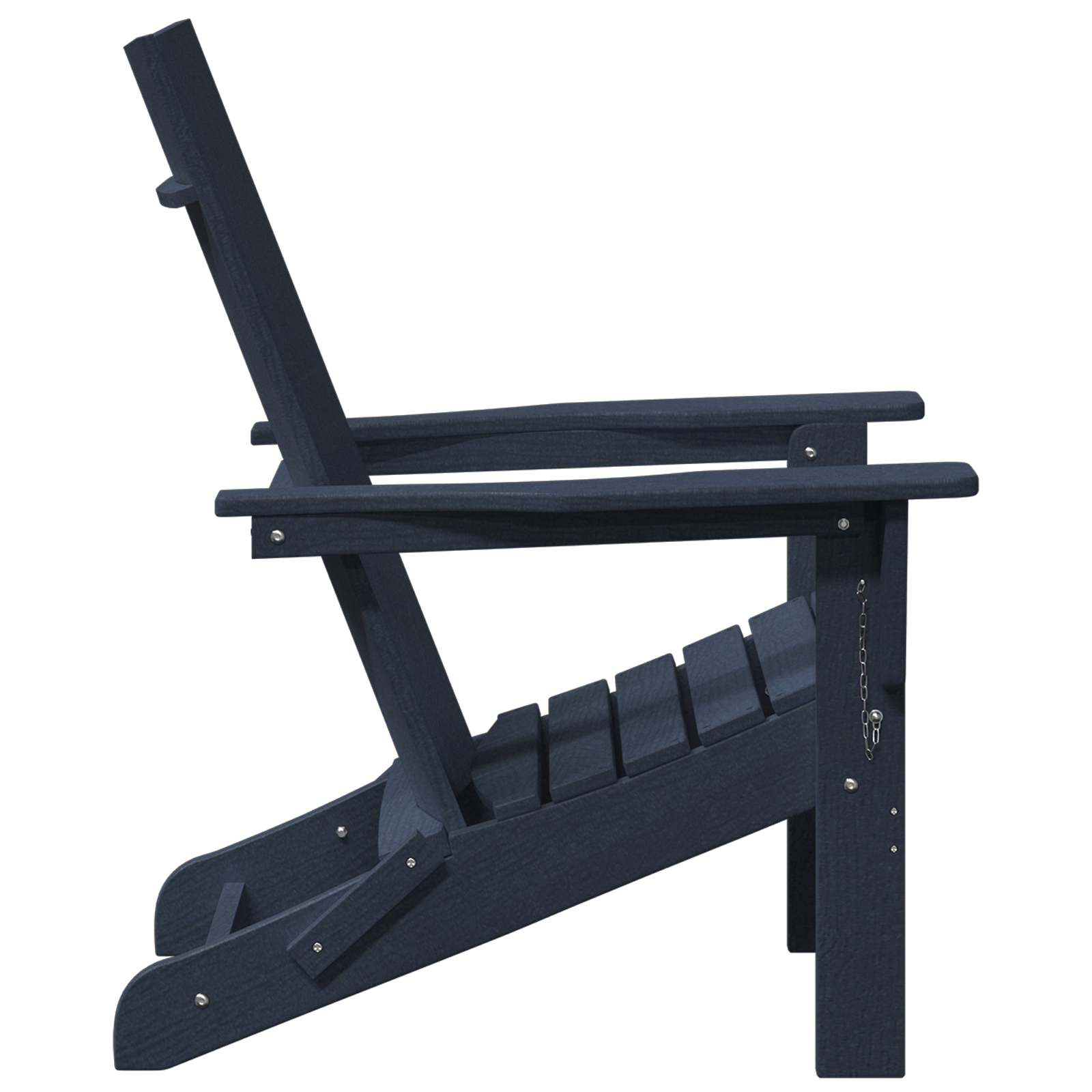 Sedie Adirondack Pieghevoli  2 pcs Blu Marina 74.5x80.5x90 cm HDPE