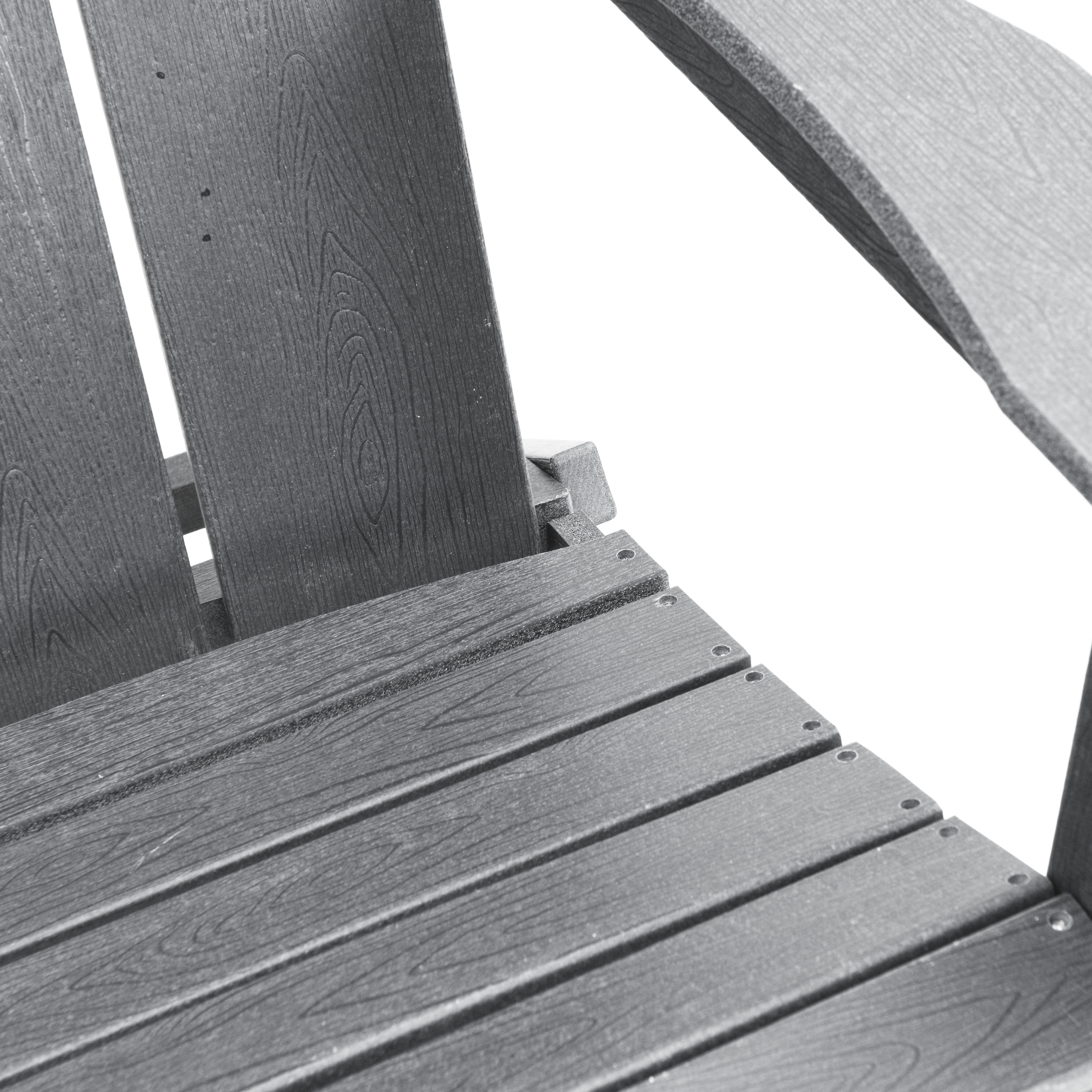 Sedie Adirondack Pieghevoli  2 pcs Grigio Chiaro 74.5x80.5x90 cm HDPE