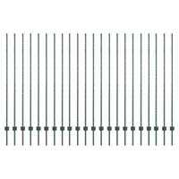 Pali 22 pcs U-Channel Verde 200 cm Acciaio