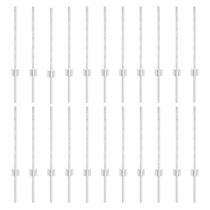 Pali per Recinzione 22 pcs U-Channel Argento 100 cm Acciaio