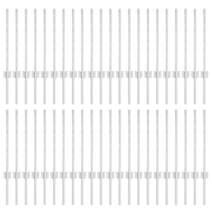 Pali per Recinzione 44 pcs U-Channel Argento 100 cm Acciaio