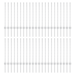 Pali di Recinzione 44 pz U-Channel Argento 120 cm Acciaio