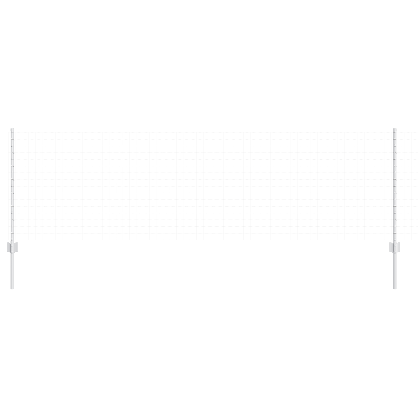 Pali di Recinzione 88 pcs U-Channel Argento 140 cm Acciaio