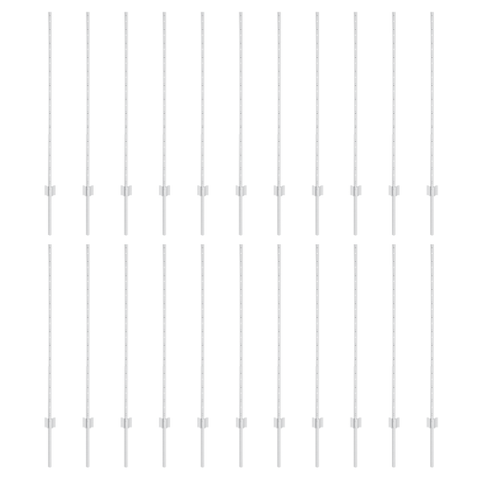 Pali per Recinzione 44 pcs U-Channel Argento 160 cm Acciaio