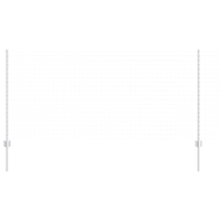 Pali di Recinzione 88 pcs U-Channel Argento 160 cm Acciaio