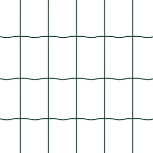 Recinzione Euro con 5 Post U Verde 0.8x10 m Acciaio