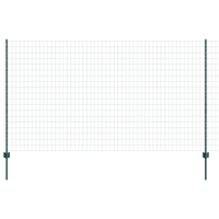 Recinto Euro con 5 Pali a U Verde 1.4x10 m Acciaio