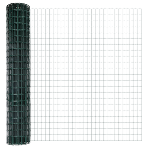 Recinzione Euro con 5 Post U Verde 1.6x10 m in Acciaio