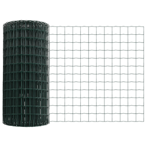 Euro Fence con 11 Posti Verde 0,6x25 m Acciaio