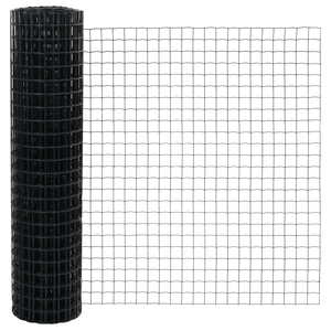 Recinzione Euro con 22 Post U Grigia 1,2x25 m Acciaio