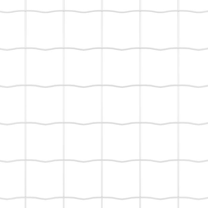 Recinzione Euro con 5 Pali U Silver 0,8x10 m Acciaio