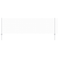 Recinzione Euro con 5 Pali U Silver 0,8x10 m Acciaio