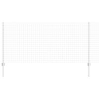 Recinzione Euro con 10 Post Silver 1x10 m Acciaio