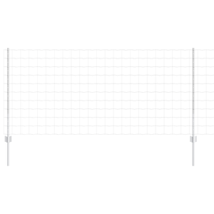 Fencetta Euro con 22 post in U Argento 1x25 m Acciaio