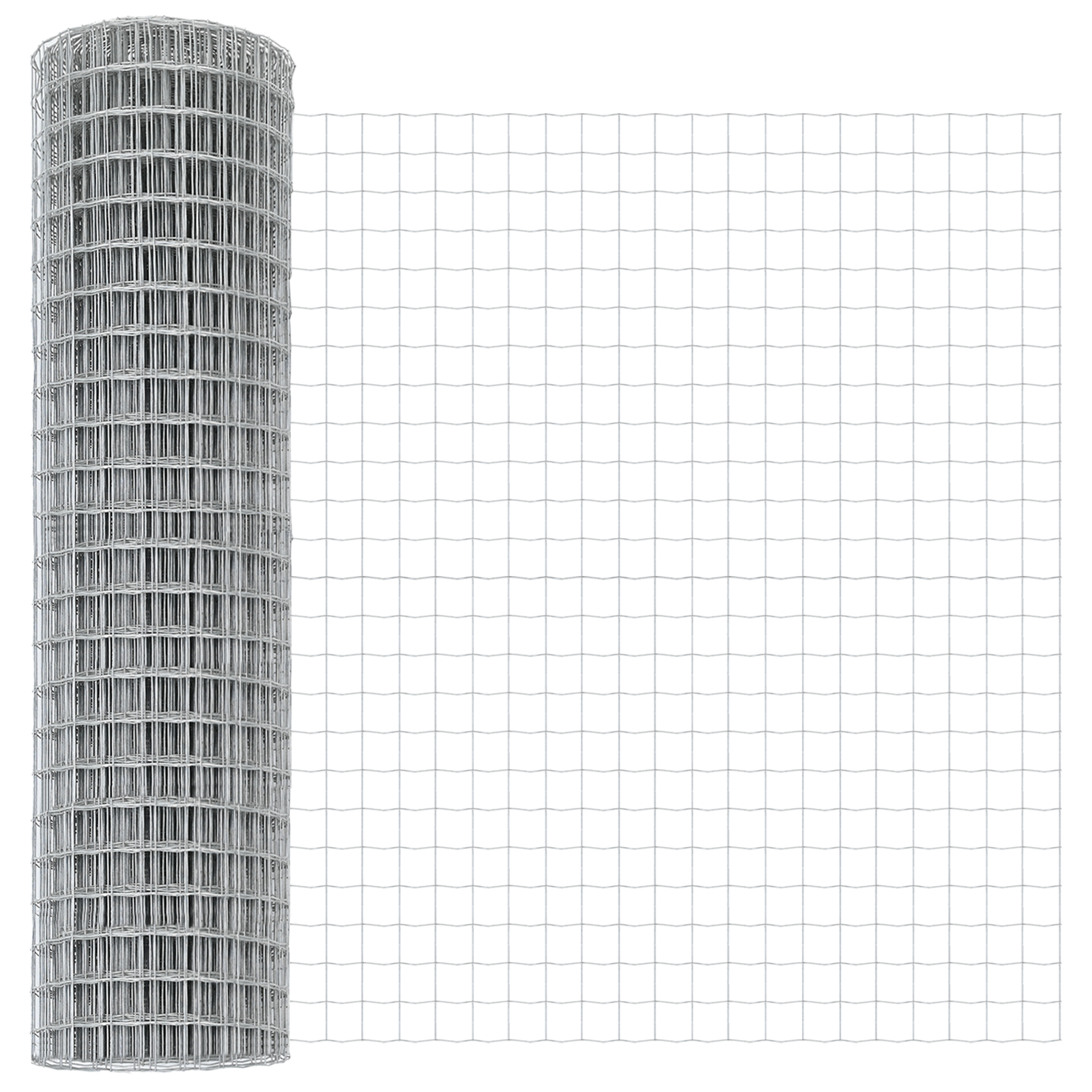 Fencetta Euro con 22 post in U Argento 1x25 m Acciaio