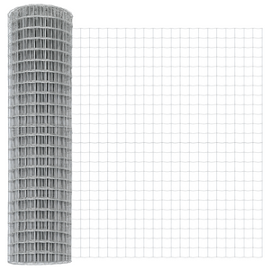 Fencetta Euro con 22 post in U Argento 1x25 m Acciaio
