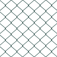 Recinzione Metallica con 10 Post U Verde 1.2x10 m Acciaio