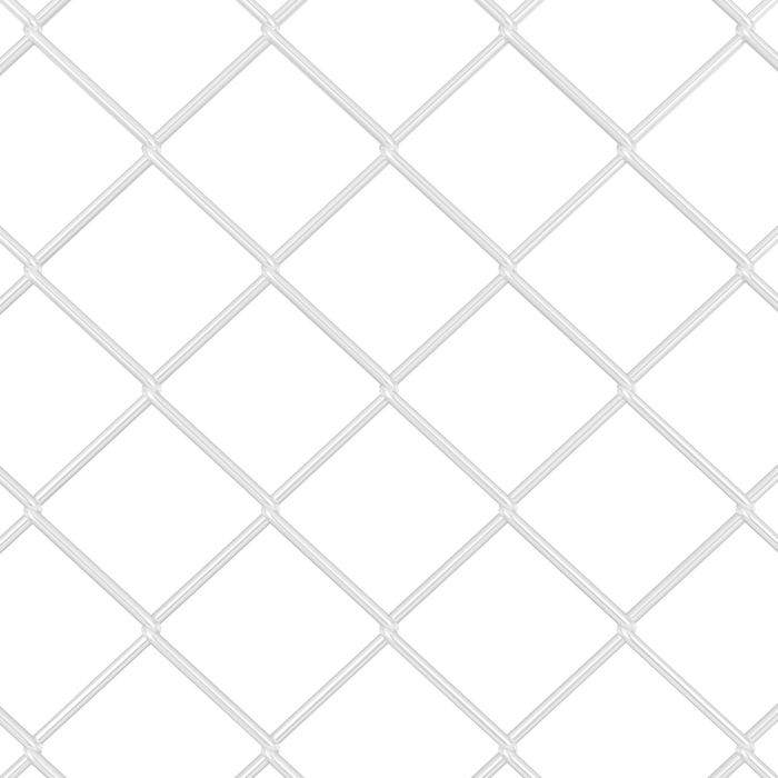 Recinzione a Maglie di Catena con 20 Poste U Argento 1,5x10 m Acciaio