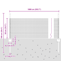Set di Recinzione da Giardino Set di 2 Acciaio galvanizzato Grande