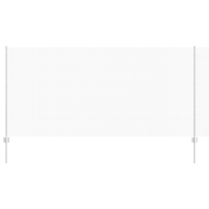 Recinzione in Filo Saldato con 10 Poste U Argento 1.2x10 m Acciaio