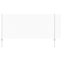 Recinzione in Filo Saldato con 88 Post in Alluminio Silver 1x100 m Acciaio