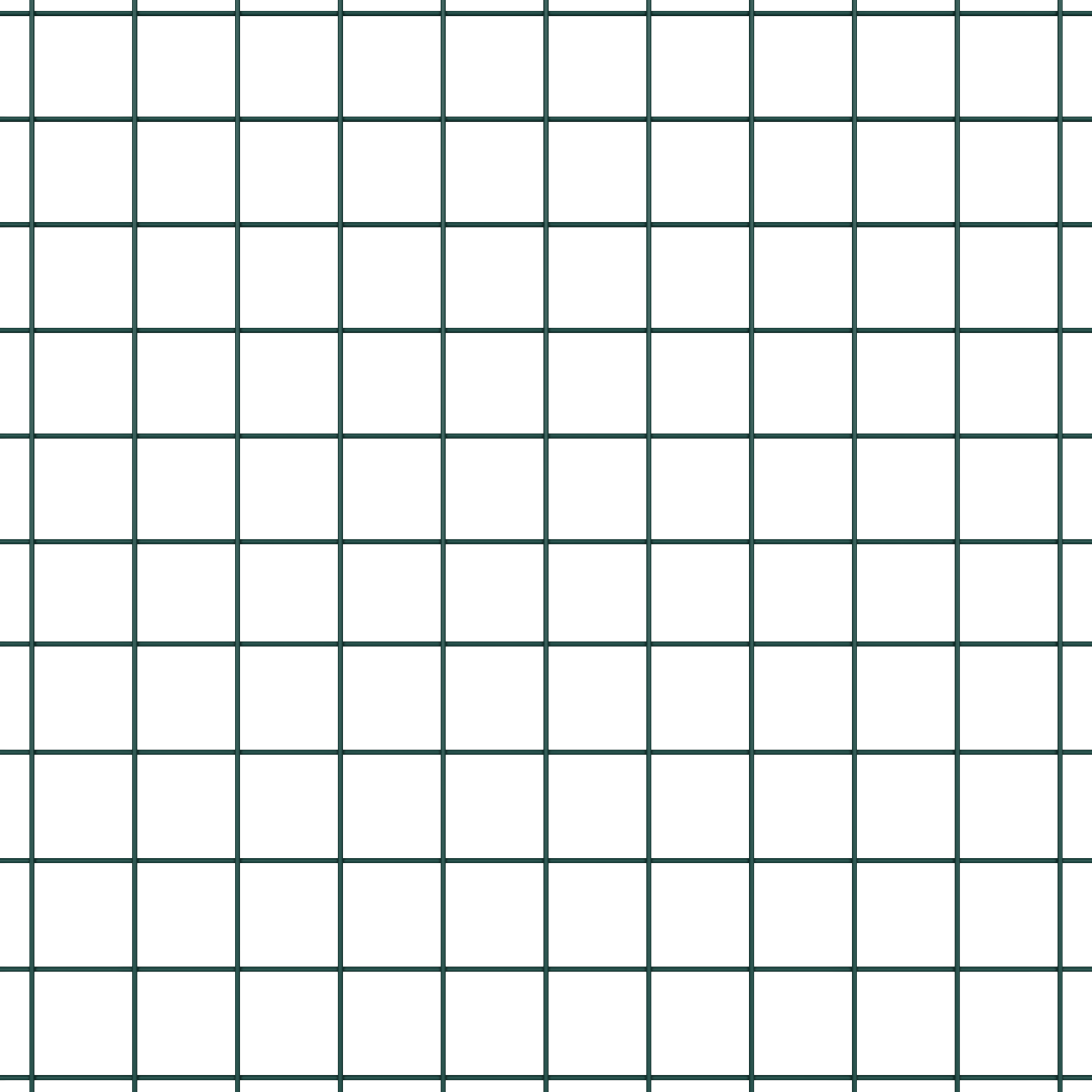 Recinzione in Rete Saldato con 5 Post U Verde 0.4x10 m Acciaio