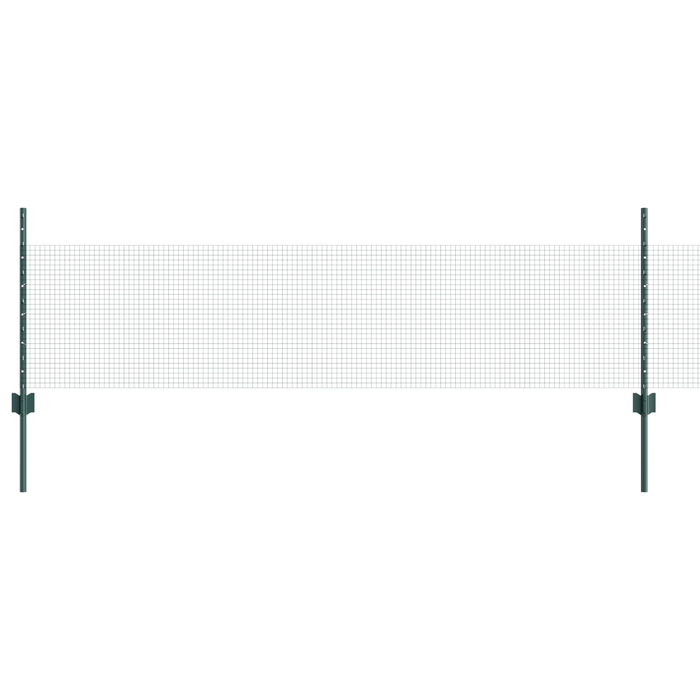 Set di Recinzione in Rete per Polli Set di 2 Verde Metallo