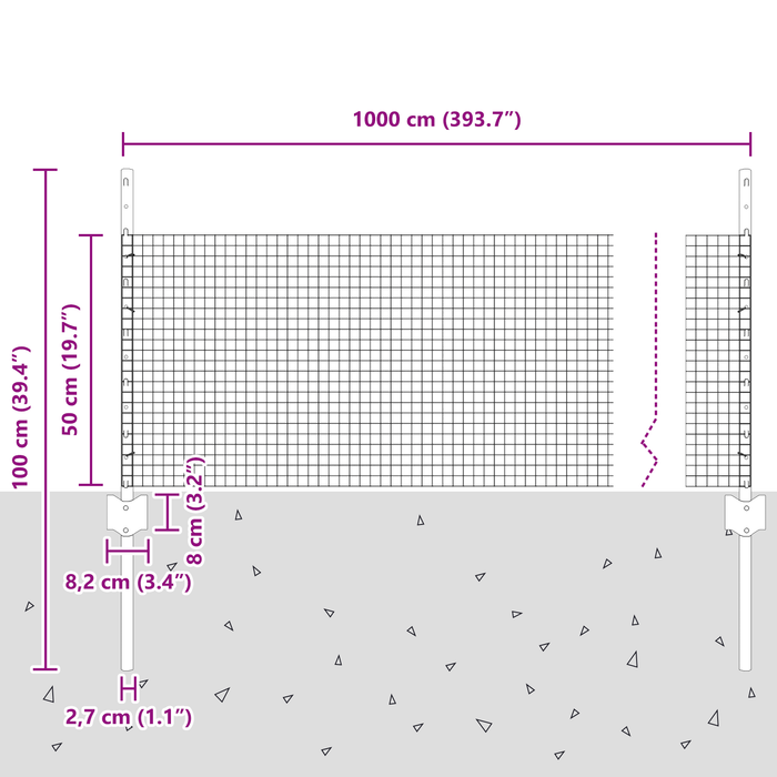 Set Di Recinti In Rete Per Polli Set Di 2 Verde Acciaio Zincato