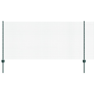 Set di Recinzione per Giardino Set di 2 Verde Acciaio Media