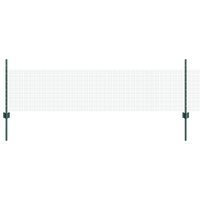 Set di Recinzione per Polli Set di 2 Verde PVC, Metallo