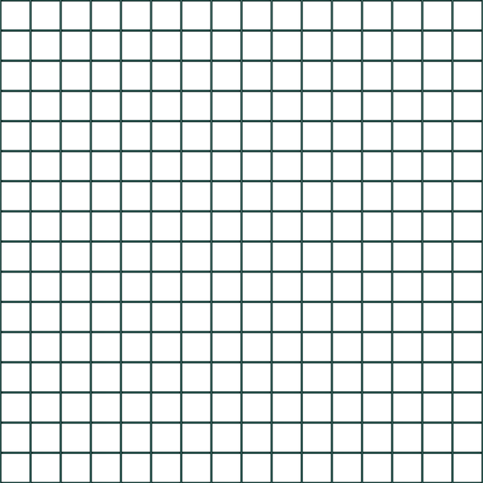 Recinzione in Filo Saldato con 22 Post U Verde 0.4x50 m Acciaio