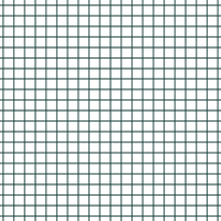 Recinzione in Filo Saldato di con 22 Post U Verde 1x50 m Acciaio