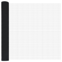 Recinzione in Rete Saldata con 44 Post Grigi 1.2 x 50 m in Acciaio