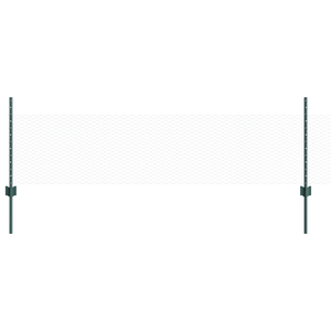 Pali per Recinzione  11 pcs U-Channel Verdi 60 cm in Acciaio