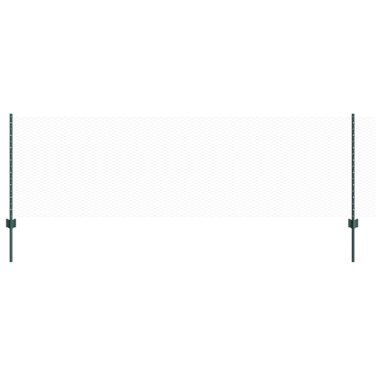 Post Recinzione  5 pcs U-Channel Verde 80 cm Acciaio