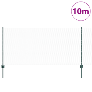 Post per Recinzione  5 pz U-Channel Verde 100 cm Acciaio