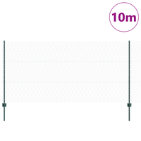 Postazioni Recinzione  5 pz Canale a U Verde 120 cm Acciaio