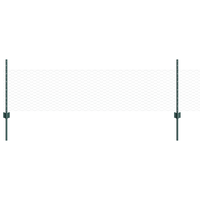 Set di Recinzione Esagonale Set di 2 Verde