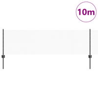 Pali di Recinzione  5 pz U-Channel Grigio 60 cm Acciaio