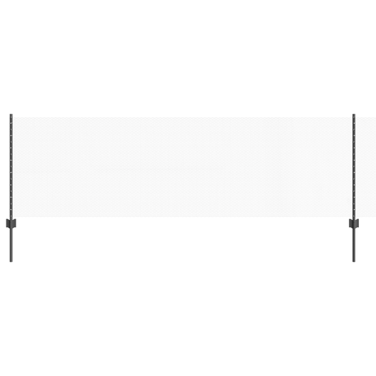Posti per Recinzione  5 pz U-Channel Grigio 80 cm Acciaio