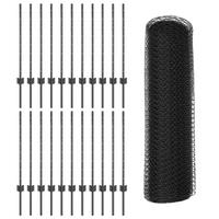 Pali di Recinzione  11 pz U-Channel Grigio 80 cm Acciaio