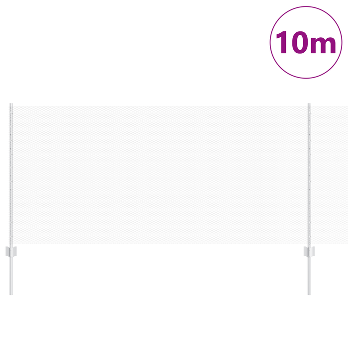 Pali per Recinzione  10 pz Canale a U 100 cm Acciaio Zincato