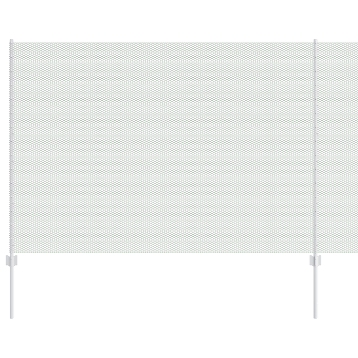 Posti per Recinzione  10 pezzi U-Channel 150 cm Acciaio Zincato